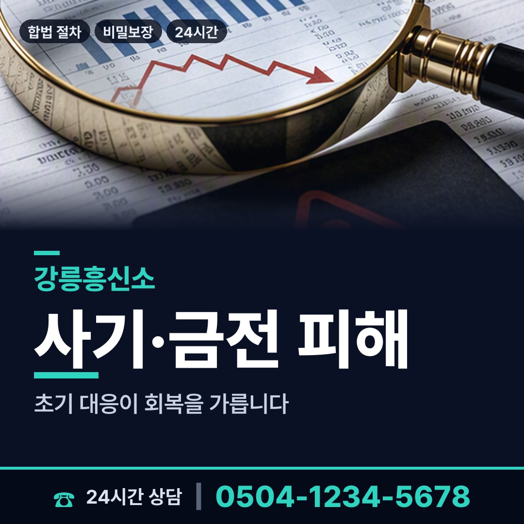 강릉 구정면 흥신소의뢰 상담 안내